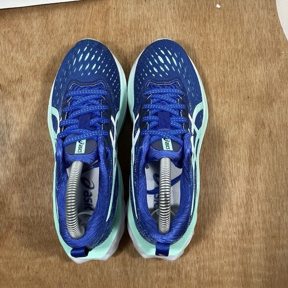 Asics Novablast 2 Women Size 6 Blue 1012B049 Running Shoes Sneakers - Picture 5 of 16